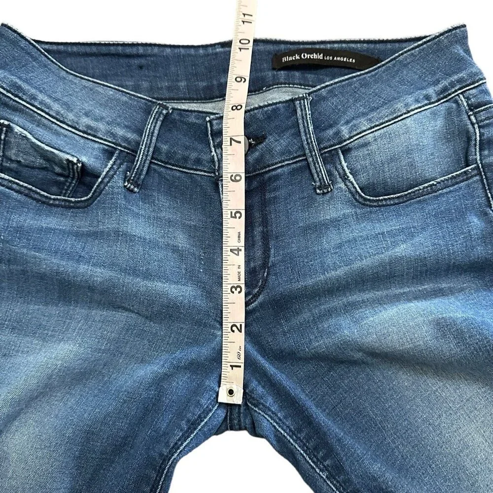 Black Orchid Fools Gold‎ Skinny Jeans Studded Jewel Size 27